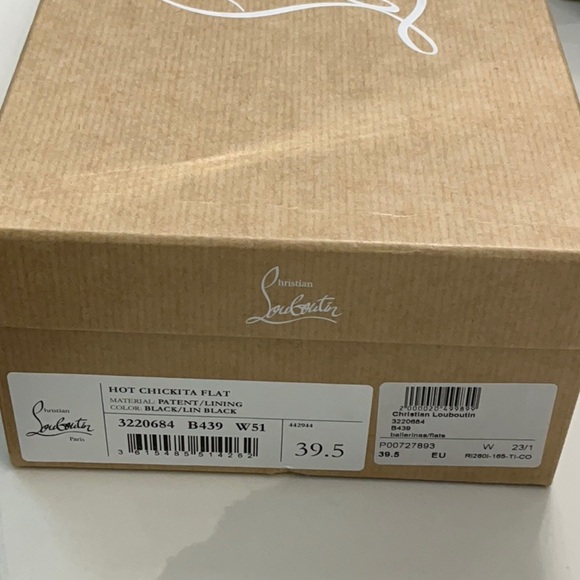 NIB Christian Louboutin Ballerina Patent Leather - Picture 6 of 9